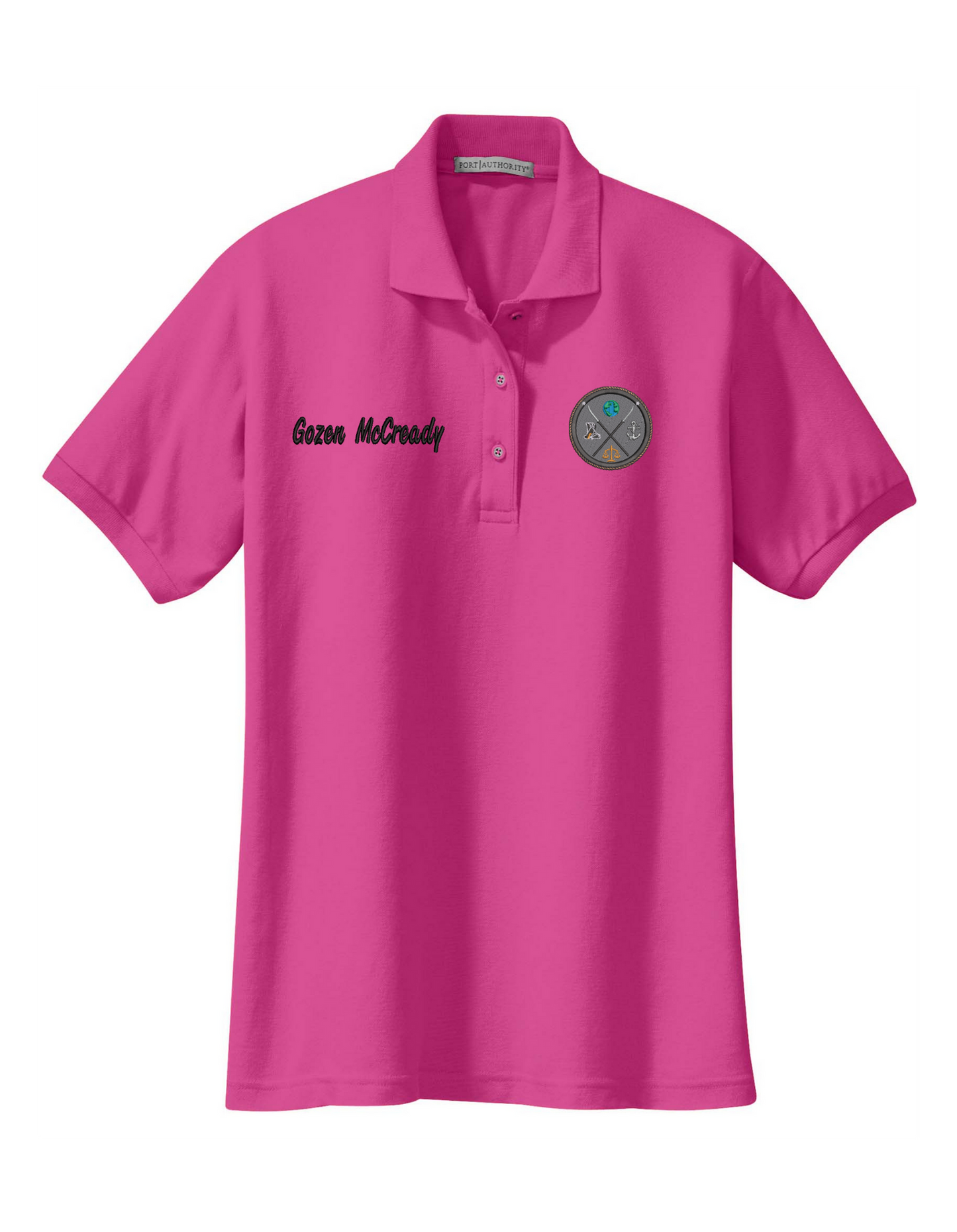 Pink Sorority Polo Shirt