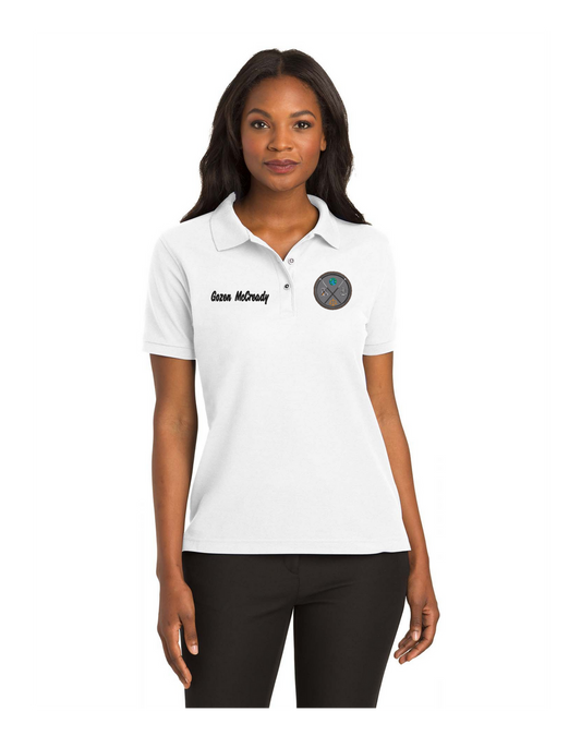 White Sorority Polo Shirt