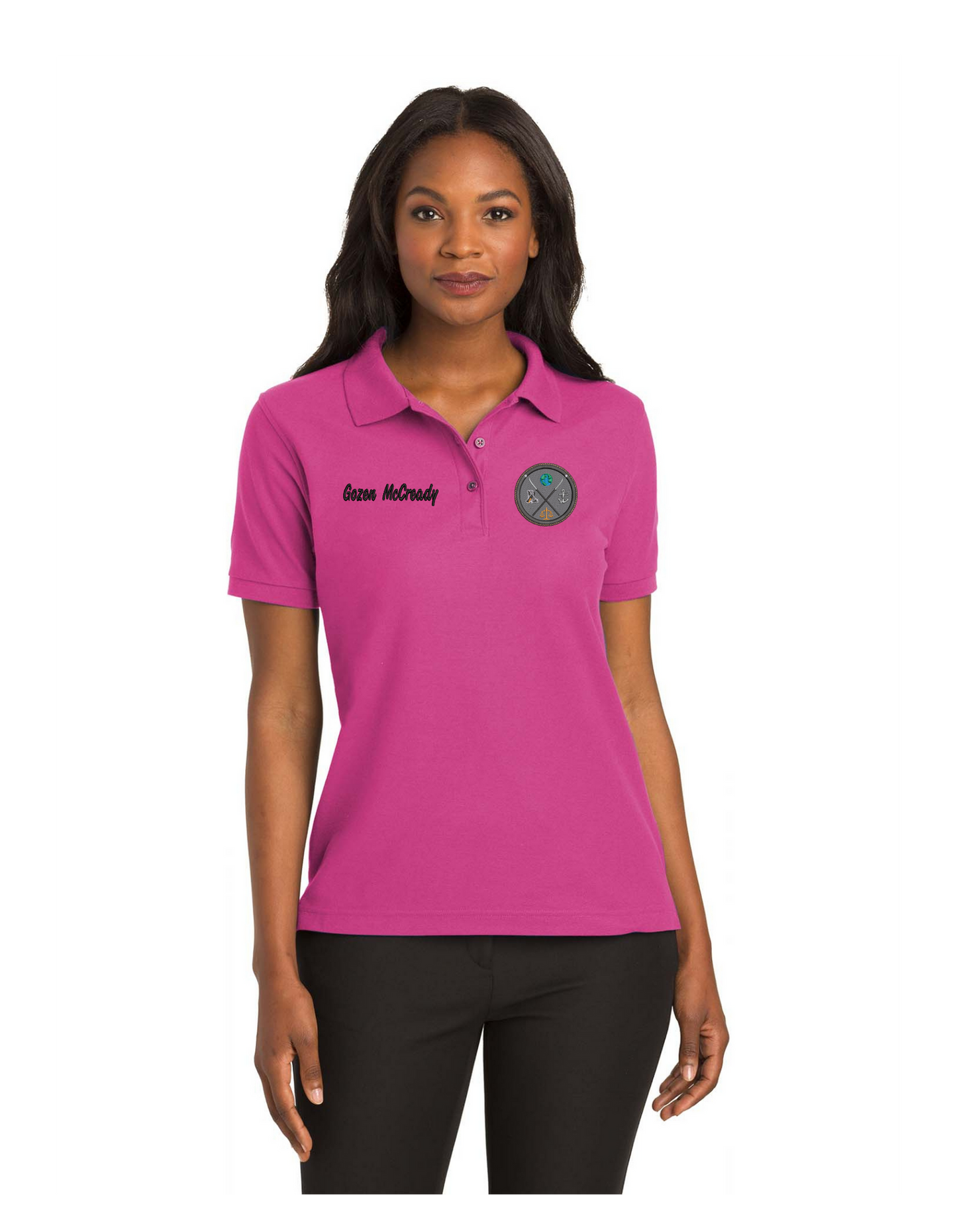 Pink Sorority Polo Shirt