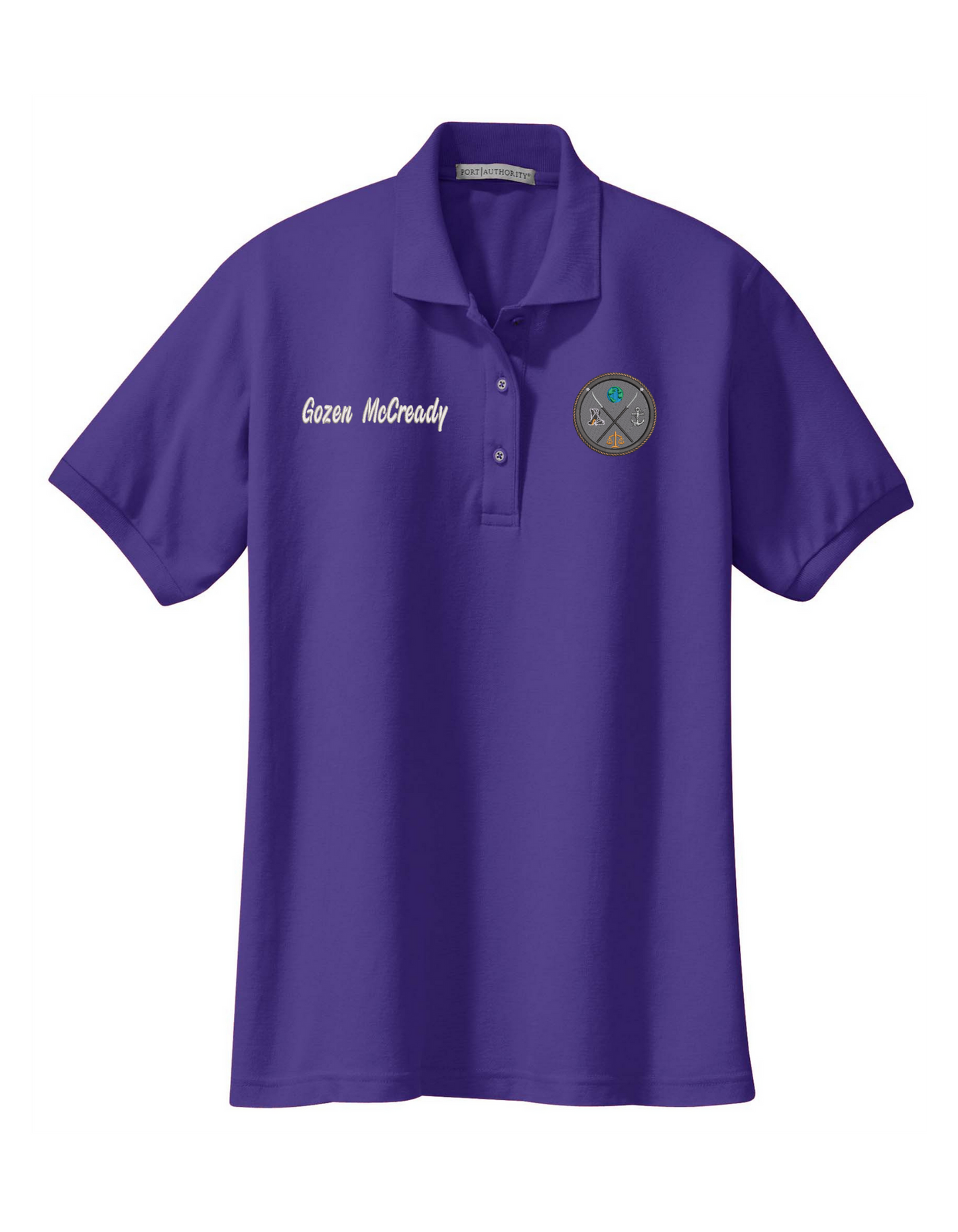 Purple Sorority Polo Shirt