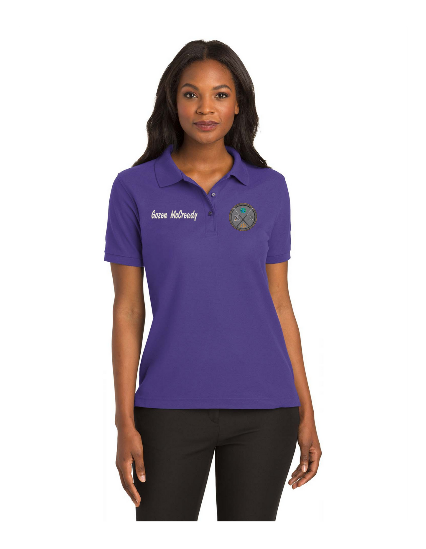 Purple Sorority Polo Shirt